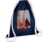 Fabulous Sac de Gym en Coton Bleu The Game is On Sherlock Holmes 12 Litres Bleu G