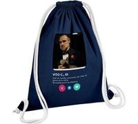 Fabulous Sac de Gym en Coton Bleu Tinder Vito Corleone 12 Litres Bleu G