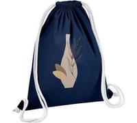 Fabulous Sac de Gym en Coton Bleu Vase Line Art Moderne 12 Litres Bleu G