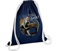 Fabulous Sac de Gym en Coton Bleu Where did all my money Goya ? 12 Litres Bleu G