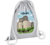 Fabulous Sac de Gym en Coton Gris Angers Château 12 Litres Gris G