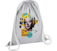 Fabulous Sac de Gym en Coton Gris Artwork In progress 12 Litres Gris G
