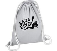 Fabulous Sac de Gym en Coton Gris Bada Bing! The Sopranos 12 Litres Gris G