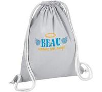 Fabulous Sac de Gym en Coton Gris Beau Comme un Ange 12 Litres Gris G