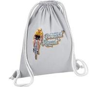 Fabulous Sac de Gym en Coton Gris Bernard Hinault Vintage 12 Litres Gris G