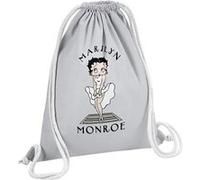 Fabulous Sac de Gym en Coton Gris Betty Boop - Marilyn Monroe 12 Litres Gris G