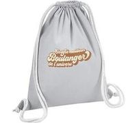 Fabulous Sac de Gym en Coton Gris Certifié meilleur Boulanger de l'univers 12 Litres Gris G