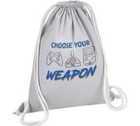 Fabulous Sac de Gym en Coton Gris Choose your weapon 12 Litres Gris G