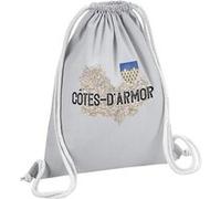 Fabulous Sac de Gym en Coton Gris Cotes d'Armor carte ancienne 12 Litres Gris G
