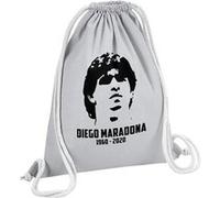Fabulous Sac de Gym en Coton Gris Diego Maradona 1960 - 2020 12 Litres Gris G
