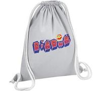 Fabulous Sac de Gym en Coton Gris Dig Dug 1982 12 Litres Gris G