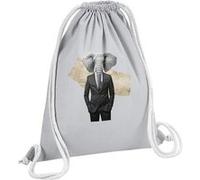 Fabulous Sac de Gym en Coton Gris Elephant de Wall Street 12 Litres Gris G