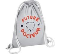 Fabulous Sac de Gym en Coton Gris Future Docteur 12 Litres Gris G