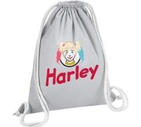 Fabulous Sac de Gym en Coton Gris Harley Quinn - Wendy's 12 Litres Gris G