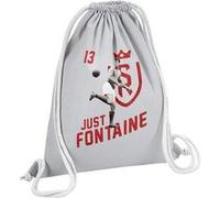Fabulous Sac de Gym en Coton Gris Just Fontaine 12 Litres Gris G