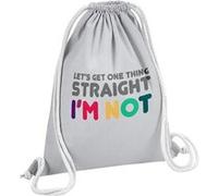 Fabulous Sac de Gym en Coton Gris Let's Get things Straight, I'm Not 12 Litres Gris G