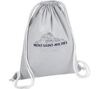 Fabulous Sac de Gym en Coton Gris Mont Saint Michel Minimalist 12 Litres Gris G