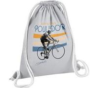 Fabulous Sac de Gym en Coton Gris Raymond Poulidor Vintage 12 Litres Gris G