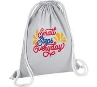 Fabulous Sac de Gym en Coton Gris Small Steps Everyday 12 Litres Gris G