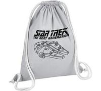 Fabulous Sac de Gym en Coton Gris Star Trek - Falcon Millenium 12 Litres Gris G