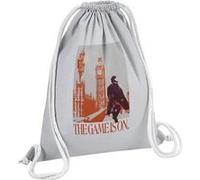 Fabulous Sac de Gym en Coton Gris The Game is On Sherlock Holmes 12 Litres Gris G