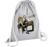 Fabulous Sac de Gym en Coton Gris Where did all my money Goya ? 12 Litres Gris G