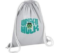 Fabulous Sac de Gym en Coton Gris Wreck it Hulk 12 Litres Gris G
