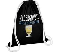 Fabulous Sac de Gym en Coton Noir Allergique à l'eau Pastis 12 Litres Noir G