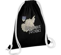 Fabulous Sac de Gym en Coton Noir Alpes de Haute Provence carte ancienne 12 Litres Noir G