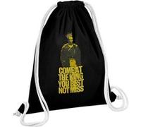 Fabulous Sac de Gym en Coton Noir Come At The King The Wire 12 Litres Noir G