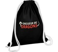Fabulous Sac de Gym en Coton Noir Dresseur de Dragons 12 Litres Noir G