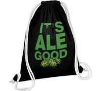 Fabulous Sac de Gym en Coton Noir IPA It's Ale Good 12 Litres Noir G