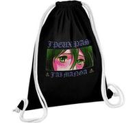 Fabulous Sac de Gym en Coton Noir J'peux Pas J'ai Manga Mikasa 12 Litres Noir G
