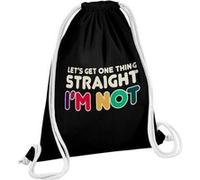 Fabulous Sac de Gym en Coton Noir Let's Get things Straight, I'm Not 12 Litres Noir G