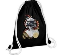 Fabulous Sac de Gym en Coton Noir Médusa Cassette 12 Litres Noir G