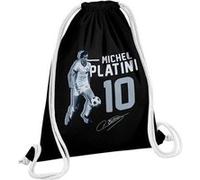 Fabulous Sac de Gym en Coton Noir Michel Platini 10 12 Litres Noir G