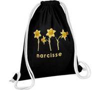 Fabulous Sac de Gym en Coton Noir Narcisse Chic 12 Litres Noir G