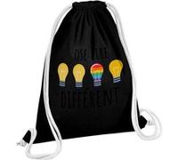 Fabulous Sac de Gym en Coton Noir Ose Etre Différent 12 Litres Noir G