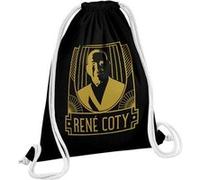 Fabulous Sac de Gym en Coton Noir René Coty 12 Litres Noir G