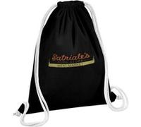 Fabulous Sac de Gym en Coton Noir Satriales Meat Market The Sopranos 12 Litres Noir G