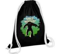 Fabulous Sac de Gym en Coton Noir Space Invaders Alien 12 Litres Noir G