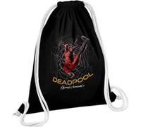 Fabulous Sac de Gym en Coton Noir Spideman Deadpool 12 Litres Noir G