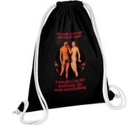 Fabulous Sac de Gym en Coton Noir The Trouble Adam and Eve 12 Litres Noir G
