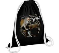 Fabulous Sac de Gym en Coton Noir Where did all my money Goya ? 12 Litres Noir G