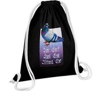 Fabulous Sac de Gym en Coton Noir You Can't Spell Cool 12 Litres Noir G