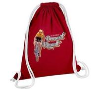 Fabulous Sac de Gym en Coton Rouge Bernard Hinault Vintage 12 Litres Rouge G