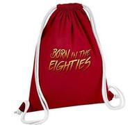 Fabulous Sac de Gym en Coton Rouge Born in the Eighties Street Fighter 12 Litres Rouge G