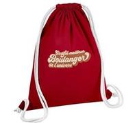 Fabulous Sac de Gym en Coton Rouge Certifié meilleur Boulanger de l'univers 12 Litres Rouge G