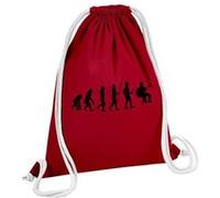 Fabulous Sac de Gym en Coton Rouge Evolution Guitare Acoustique 12 Litres Rouge G
