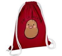 Fabulous Sac de Gym en Coton Rouge J'ai la Patate 12 Litres Rouge G